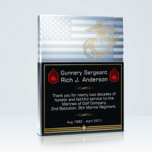American Flag Plaque U. S. -Army
