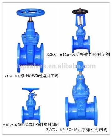 worm gear operated gate valve