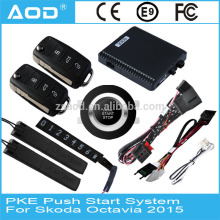 For Skoda Octavia 2015 Auto Engine PKE remote start button start