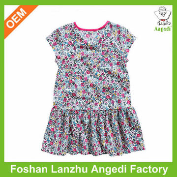 Custom children latest fashion dress designs