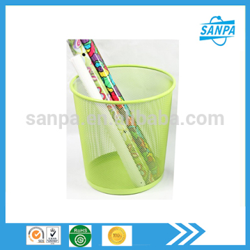 Hangzhou Office/Home Metal Mesh Round Waste Basket/Waste Bin