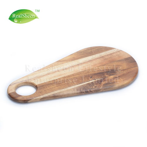 Modern Design Oval Acacia Wood Cutting Board