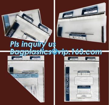 Security Plastic Bank Cash Bag /Safety Deposit Bag/Tamper Proof Deposit Bags, Cash Deposit Package Plastic Bank Bag