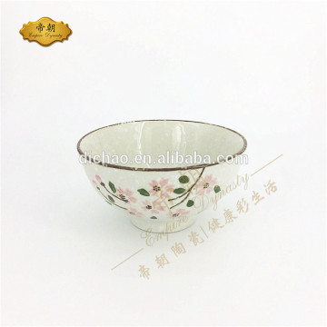 ceramic bowl wholesale with flower design