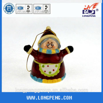 Personized Christmas Ceramic Dinner Bell,Table Dinner Bell for Souvenir