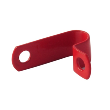 LSZH Coated Red "P" Copper Fire Clips