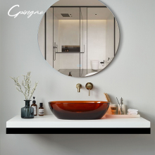 Oval Transparent Resin Hand Wash Basin