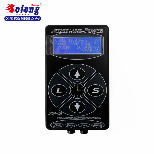 Solong tattoo Led display smart touch tattoo power supply