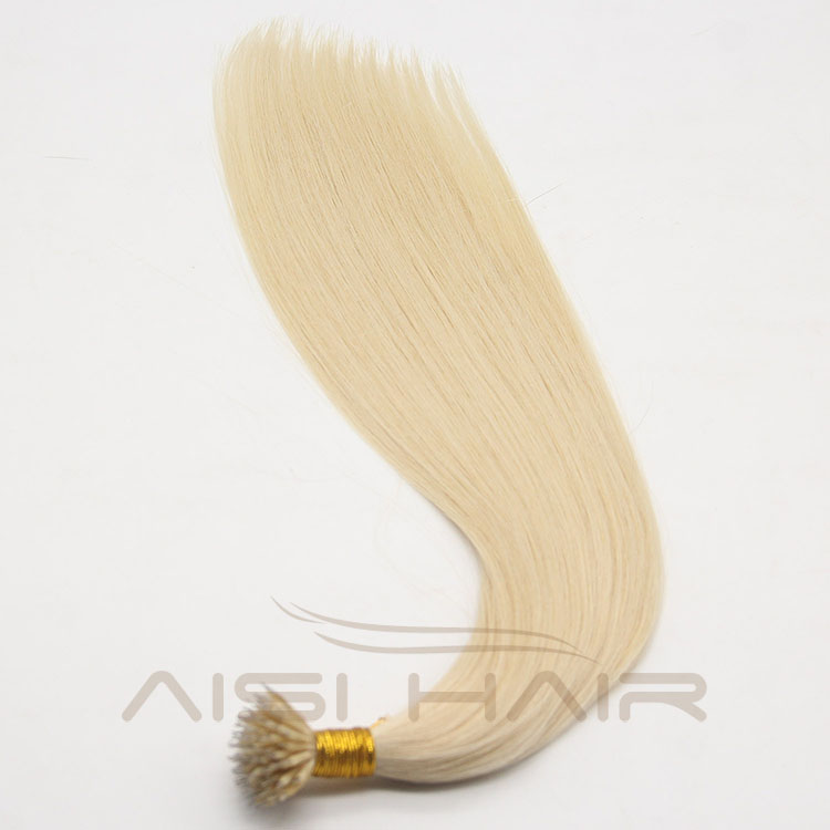 Aisi Hair 100% Cheap Indian Human Hair Bundles Nano Ring Hair Extensions