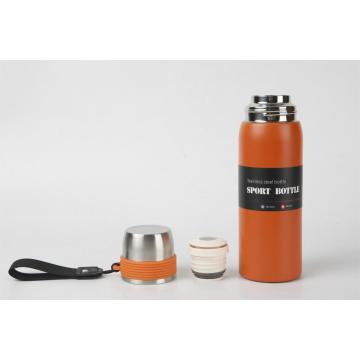 600ml stainless steel vacuum insulated sports water bottle