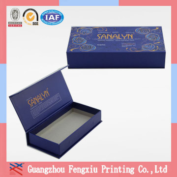 Guangzhou Luxury Blue Rigid Jewelry Gift Boxes Wholesale