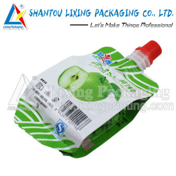 LIXING PACKAGING reclosable spout pouch, reclosable spout bag, reclosable pouch with spout, reclosable bag with spout