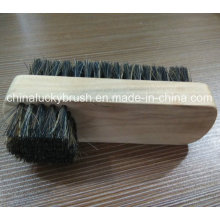 Wooden Base Horse Hair and Plastic Mixture Shoe Brush (YY-493)