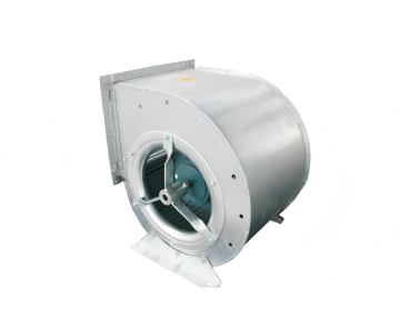 External rotor tilting blade air conditioning fan