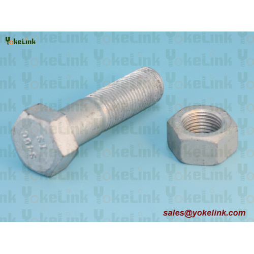 ASTM A325 Heavy Hex Bolt w/A563 Nut HDG