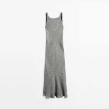 Women's slim fit and high-end dress with linen new product dress