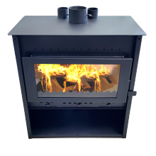 Wood Stove Ducted Heating for Multiple Rooms