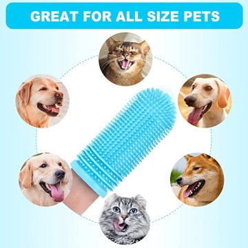 Kit de brossage de chiens brosse à dents de brosse à dents brosse à dents