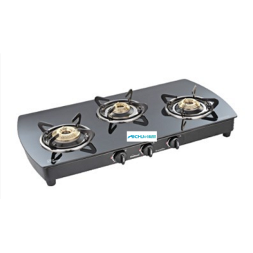 Sunflame Gas Cooktop 3 Queimadores de latão de alta eficiência