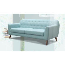 Blaue Farbe modernen Stoff Sofa, einfaches Design Home Möbel (M617)