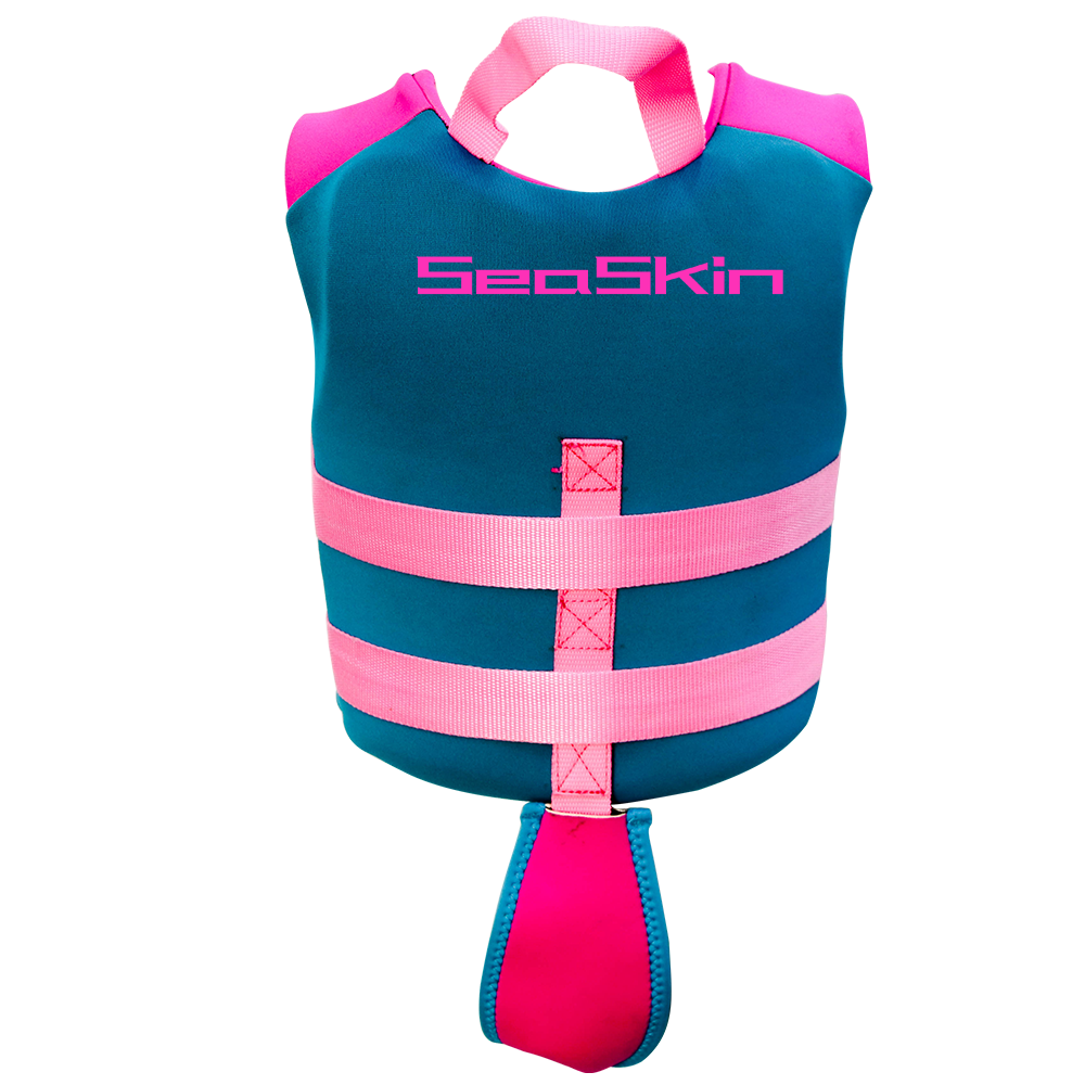 Seaskin Kids Girls Jaket Kehidupan Neorpene Swim Life