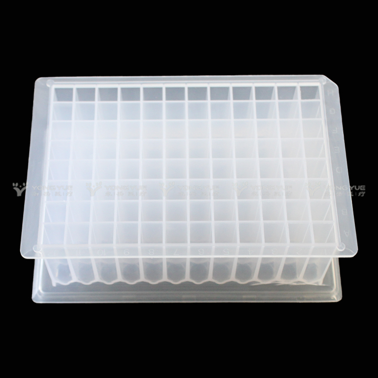 2.2ml 96 square well plate U-bottom H Style