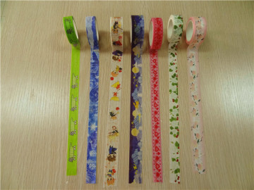 DIY pattern free sample japanese washi paper decorations tape