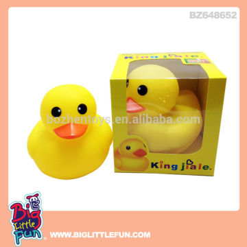 Vinyl baby bath toys duck toy test the water temperature toy
