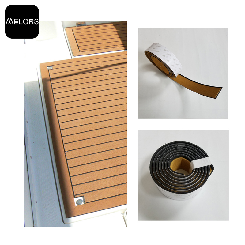 EVA Faux Teak Strip pou planche yatch bato