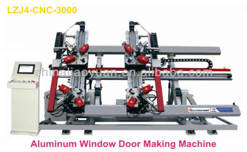 CNC Four-Corner Combining Machine for Aluminum Door and Window / LZJ4-CNC-3000 Aluminum Profile Corner Crimping Machine