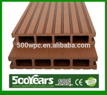 145 * 25mm wood plastic composite decking / WPC decking / outdoor wood decking for outdoor