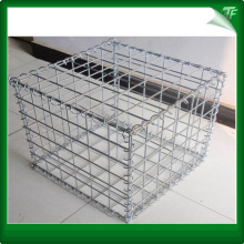 Cajas de gaviones galvanizadas hexagonales negras