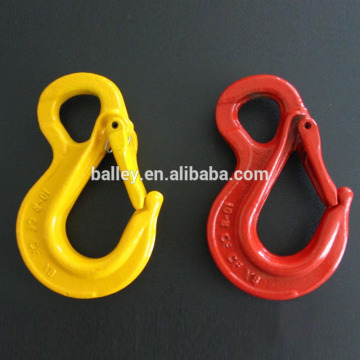 Eye sling hook with latch