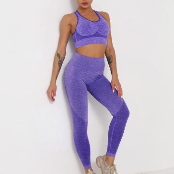 Soutien-gorge et leggings à dos nageur pour femmes