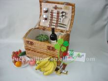 lucky weave willow picnic basket