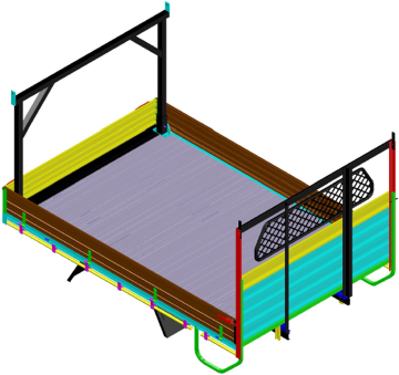 Aluminium Dropside Body for Isuzu Trucks