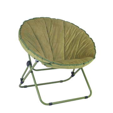 Luxury Oversized Portable Soft Saucer Moon Chair