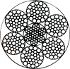 6X36SW+IWRC STEEL WIRE ROPE