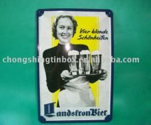 Advertising tin plate tin sign tin board