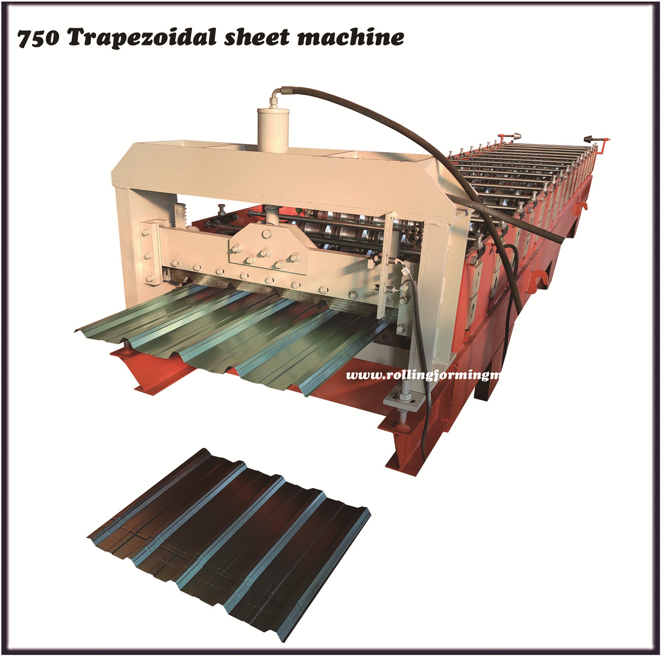 Monggo mesin genteng 800 metal step tile profile sheet roll forming machines for Indonesia