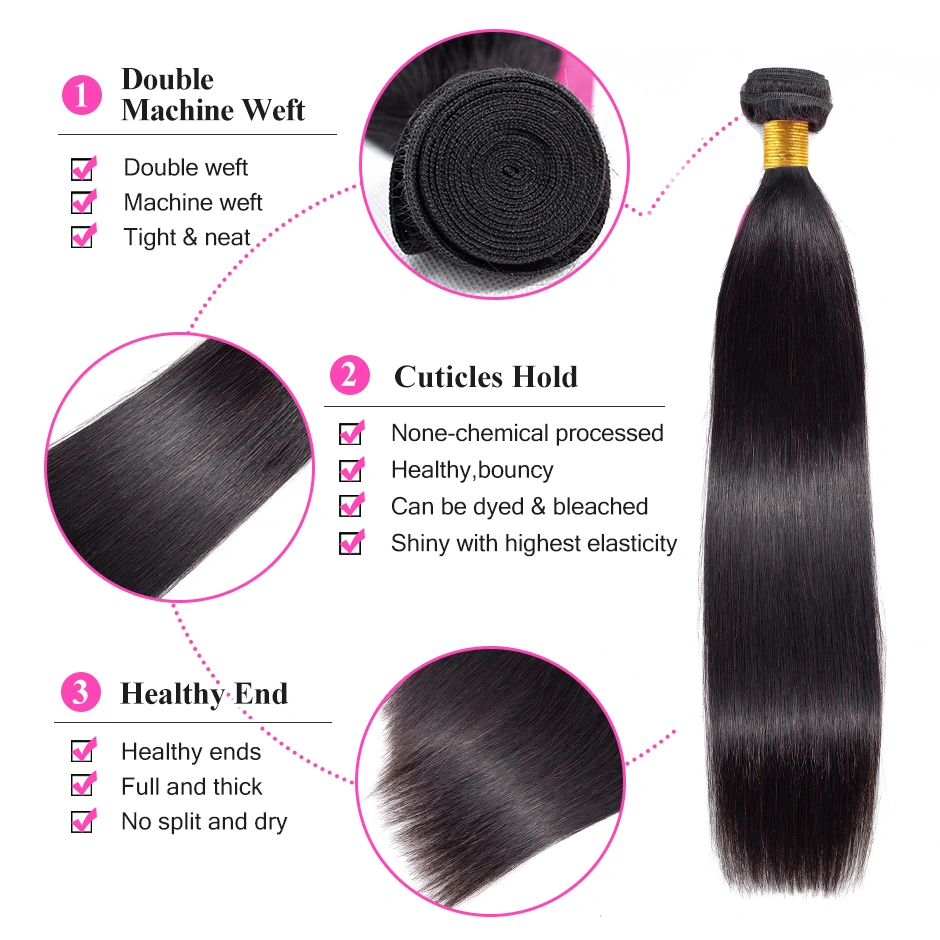 10A Brazilian Human Remy Virgin Cheap Hair Weft Hair Weaving