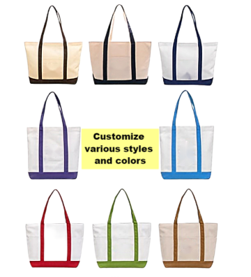 canvas shopping tote bag