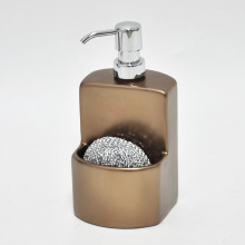 Ceramic Bronze Color Kitchen Soap Magic Dispenser