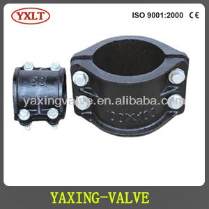 Water pipe leak repair clamp