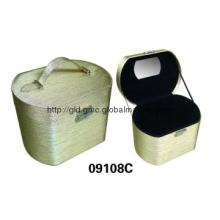 gloosy PVC leather cosmtic packing box supplier