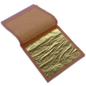 HOT!!23.75K loose genuine gold leaf gold foil 120g 8x8