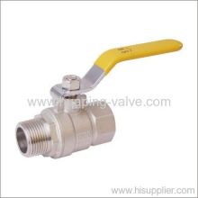 Two Piece Nickle Plated Brass Ball Valve?