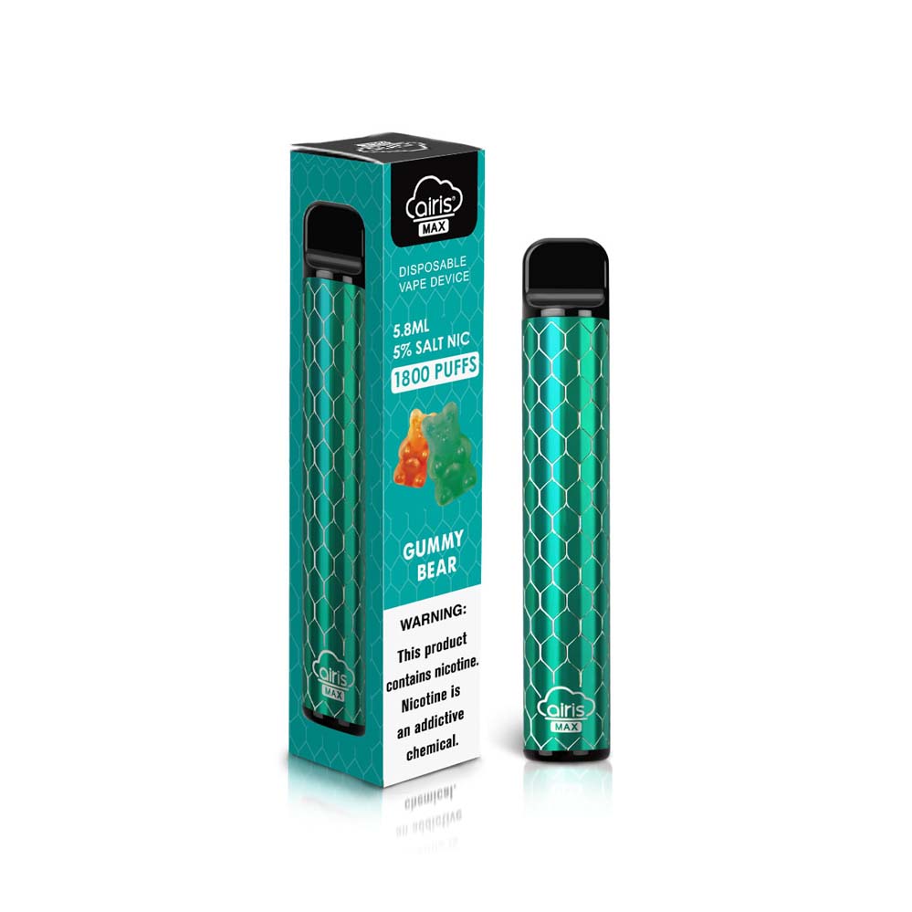 Atacado 1500 Puffs 12 Sabores Airis Max Descartável Vape