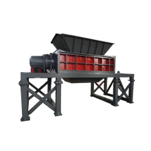 Mobile Tire Foam Scrap Metal Shredder Machine - Double Shaft Shredders for Steel Scrap Crushing