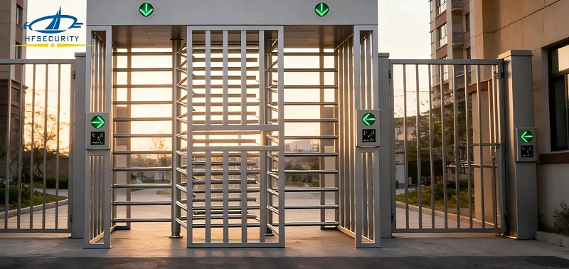 HFSecurity ၏ အမြင့်ဆုံး တံခါးပေါက် ဝင်ရောက်မှု ထိန်းချုပ်မှု စနစ်ကို အဆင့်မြင့် အသိုင်းအဝိုင်းများတွင် အကောင်အထည်ဖော်ခဲ့ပြီး လုံခြုံရေးအတွက် ပထမဆုံး ကာကွယ်ရေးလိုင်းကို တည်ဆောက်ခဲ့သည်။ HFSecurity's full height gate access control system has been implemented in high-end communities, building the first line of defense for security